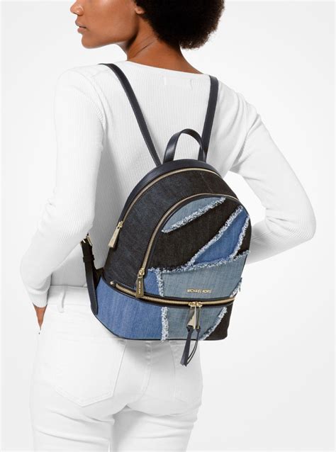 michael kors denim backpack|michael kors backpack sale clearance.